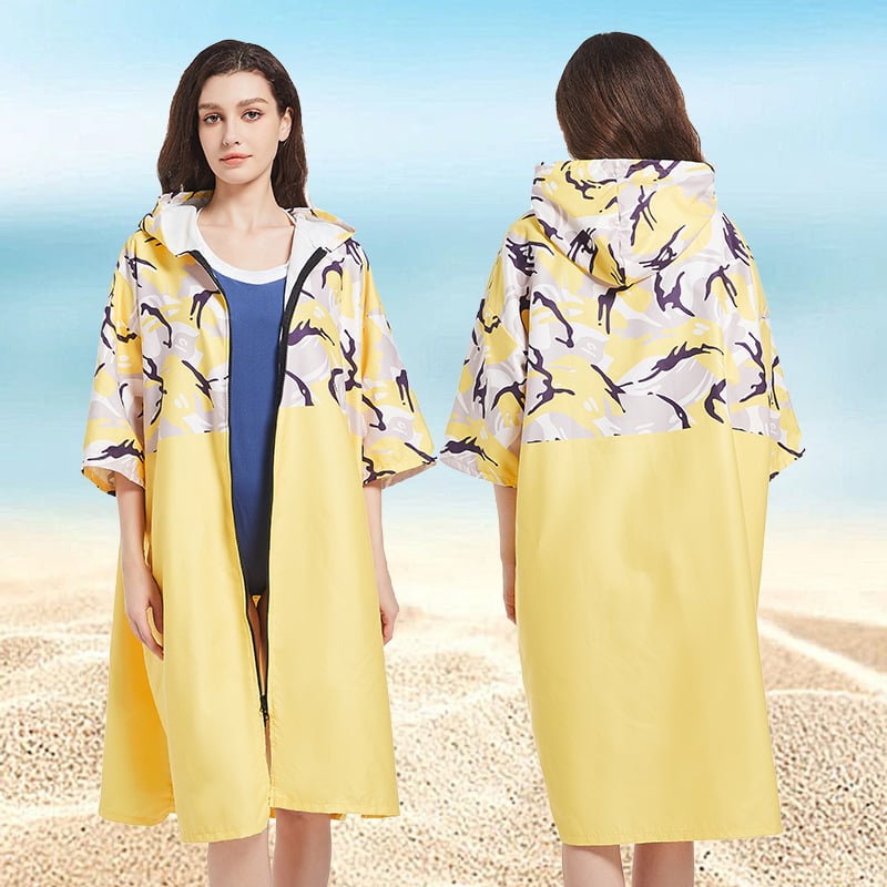 Μικροϊφίμπερ καυκούλα Poncho μπουρνούζι για κολύμβηση, γρήγορο στέγνωμα, 150D νήμα, βάρος 500 g+, Διαθεσιμότητα προσαρμογής