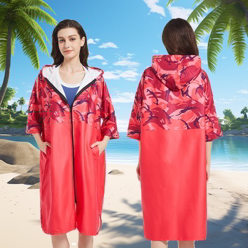 Μικροϊφίμπερ καυκούλα Poncho μπουρνούζι για κολύμβηση, γρήγορο στέγνωμα, 150D νήμα, βάρος 500 g+, Διαθεσιμότητα προσαρμογής