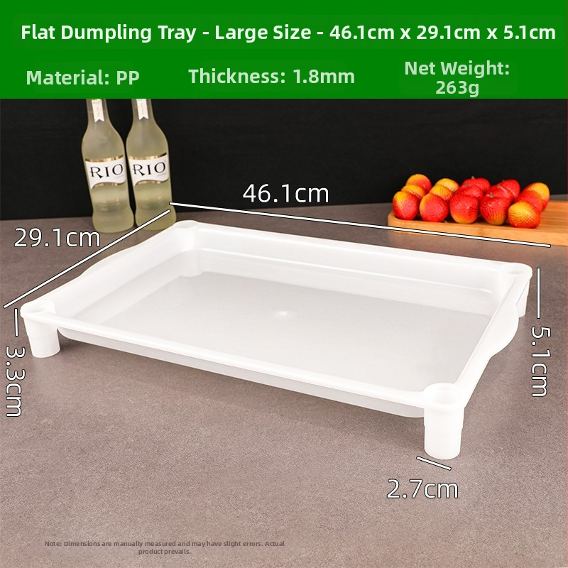 Plastová obdĺžniková tácka na jedlo, skladacia, jednobarevný dizajn, čínske štýl