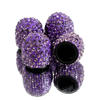 Automobilių vožtuvo dangtelis – deimantais inkrustuotas, bekamerinis ventilis, guminis, su sriegimu, universalus