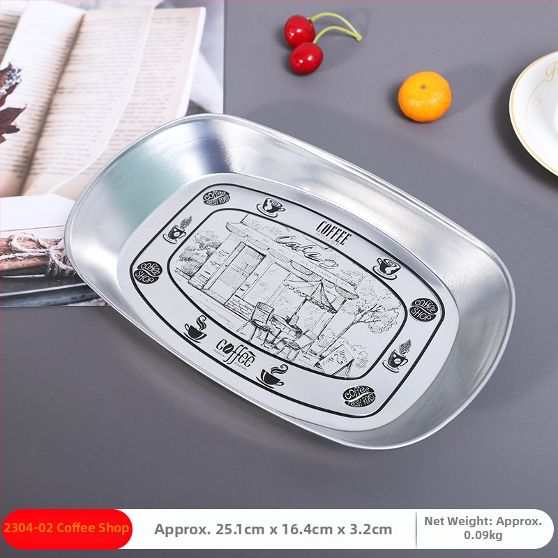 Master Gu, csónak alakú fémtál gyümölcsökhöz, retro luxus fém snack tál, 2022-ben kiadva