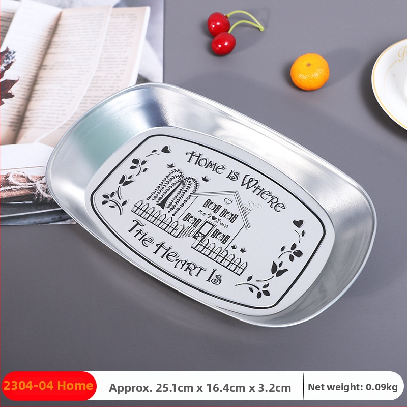 Master Gu, csónak alakú fémtál gyümölcsökhöz, retro luxus fém snack tál, 2022-ben kiadva