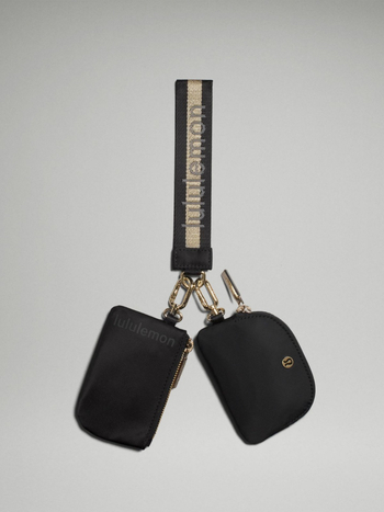 Zárható kulcstartó kézitáska – uniszex, nylon, betűs mintázat, városi egyszerű stílus, bélés nylon, légáteresztő, vízálló, 2024 tavasz