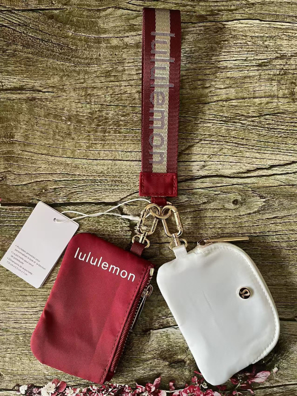 Zárható kulcstartó kézitáska – uniszex, nylon, betűs mintázat, városi egyszerű stílus, bélés nylon, légáteresztő, vízálló, 2024 tavasz