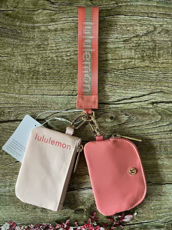 Zárható kulcstartó kézitáska – uniszex, nylon, betűs mintázat, városi egyszerű stílus, bélés nylon, légáteresztő, vízálló, 2024 tavasz