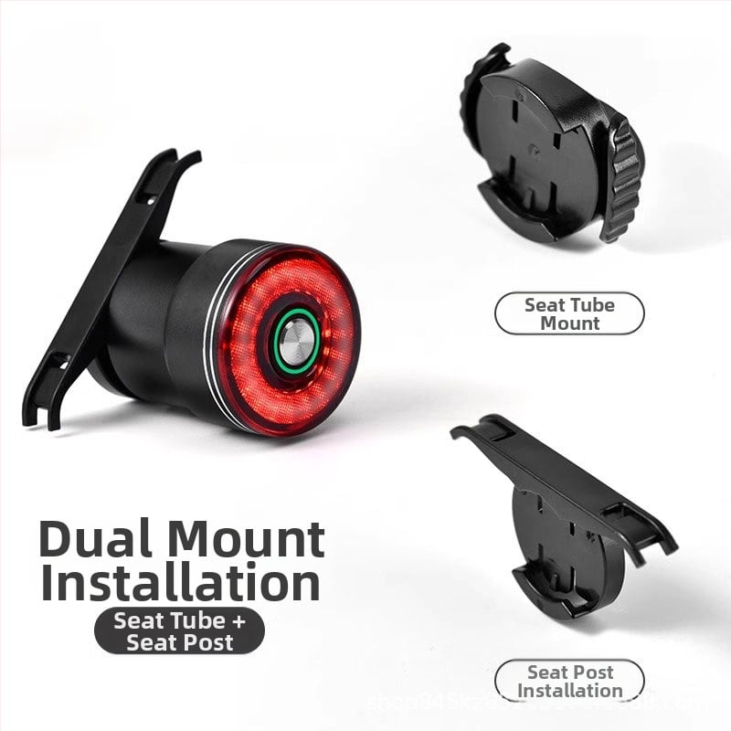 Lumaiwei SR1 velosipēda aizmugurējā luktura ar Type-C uzlādi un gudru bremžu sensoru kalnu velosipēdam