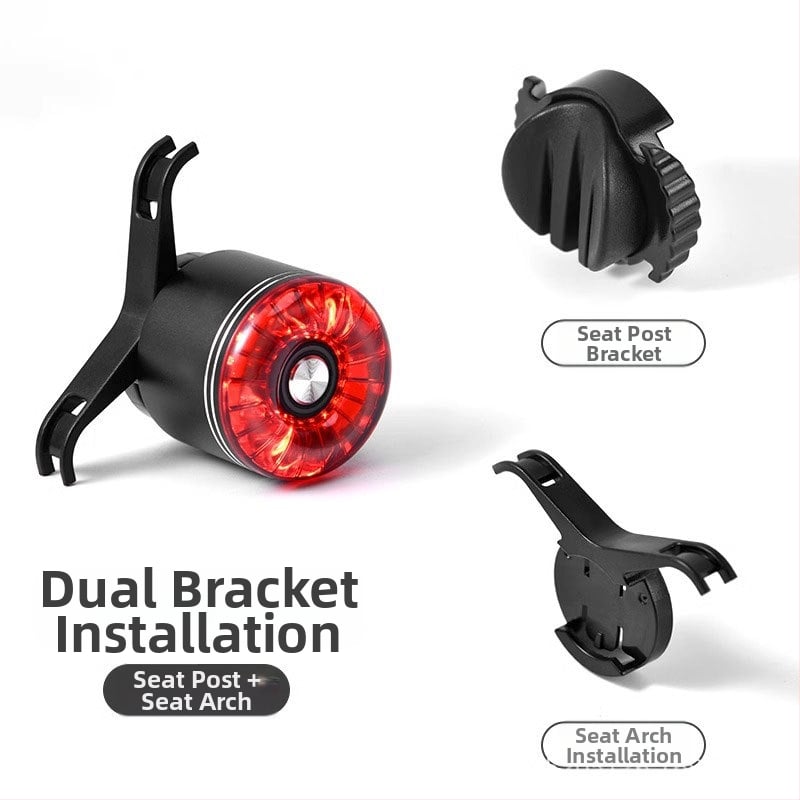 Lumaiwei SR1 velosipēda aizmugurējā luktura ar Type-C uzlādi un gudru bremžu sensoru kalnu velosipēdam