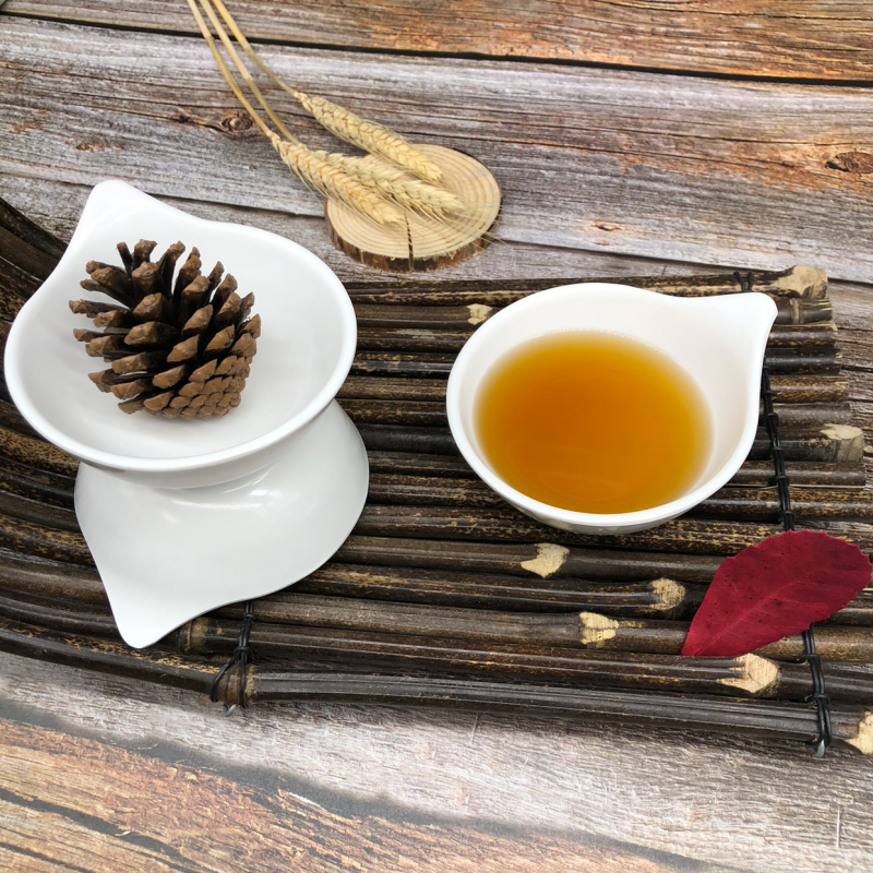 Farfurie din melamină A5 cu drenaj dublu, imitatie de porțelan, circulară pentru colțunași și fructe, stil chinezesc