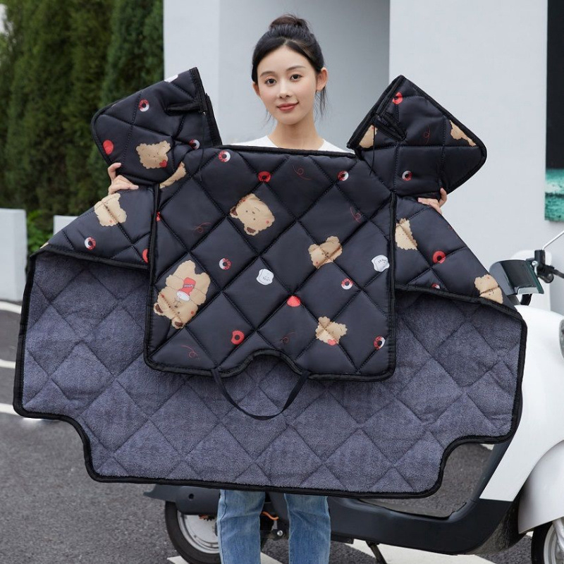 Tuuleklaasi kate elektrilise jalgratta jaoks, Oxford kangas, veekindel, standardne disain, täiskasvanutele, käsitsi eemaldatav