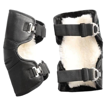 Унисекс наколенки за мотоциклет със вълнена подплата, ветроустойчива зимна защита за колоездене