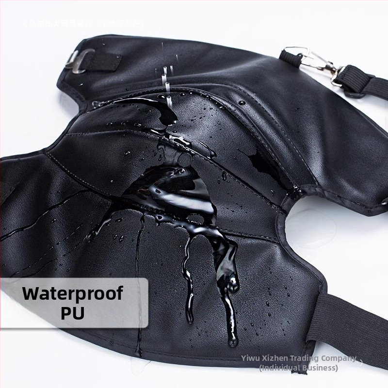 Unisex kolenné chrániče na motocykl s vlnenou výplňou, vetruodolná zimná ochrana pre jazdu na bicykli