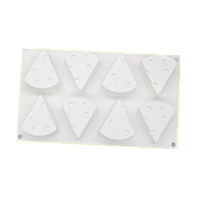 Silikonska kalupa za pečenje s dizajnom mačke i Jerryja miša, tematski sir, prehrambena kvaliteta, nepravilan oblik, dimenzije 29.5 × 17.2 × 3.2 cm.