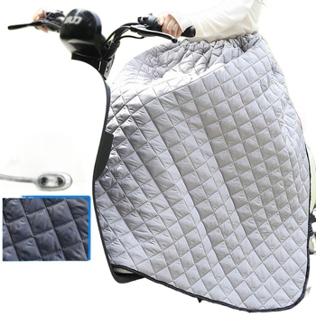 Женски крачни покрития за електрически велосипед, ветроустойчиви и водоустойчиви, дебело подплатени флис с пола за есенно‑зимно каране