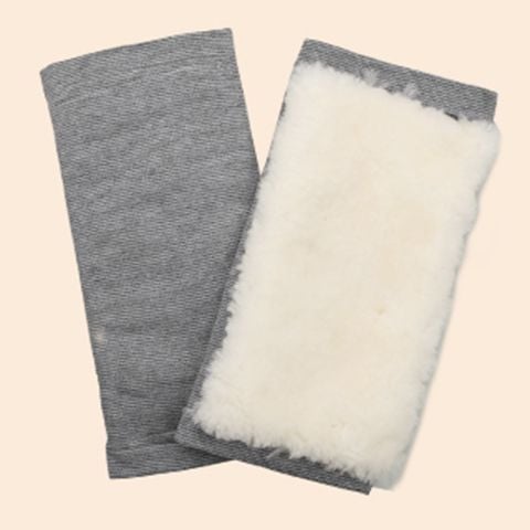 Коленни протектори с велкро от вълна за студено време – топлина от кашмирова смес, защита на коленете за мъже, жени и възрастни по време на колоездене (есен–зима, 2021)