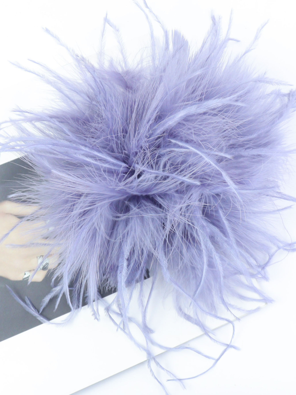 Kiegészítők: Tollból készült brooch, dekoratív esküvőkre, francia retró stílus, anyag: toll