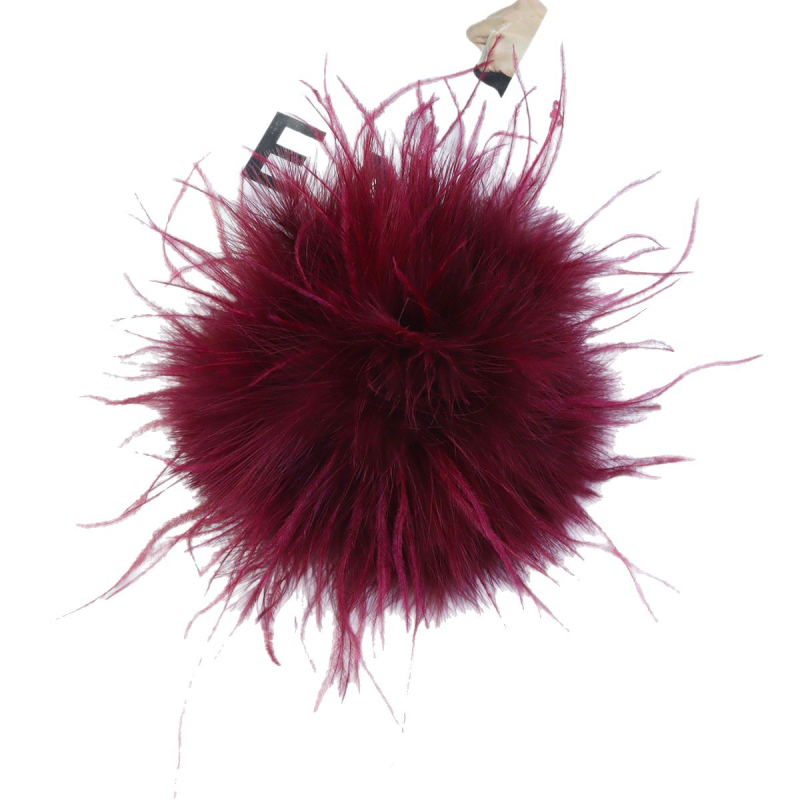 Kiegészítők: Tollból készült brooch, dekoratív esküvőkre, francia retró stílus, anyag: toll