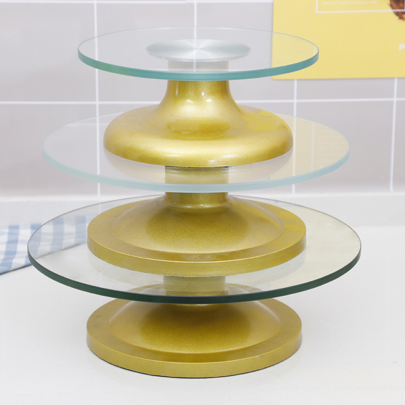 Mingyou okretni stol za ukrašavanje torti, kružni oblik, razni materijali, moderan minimalisticki stil