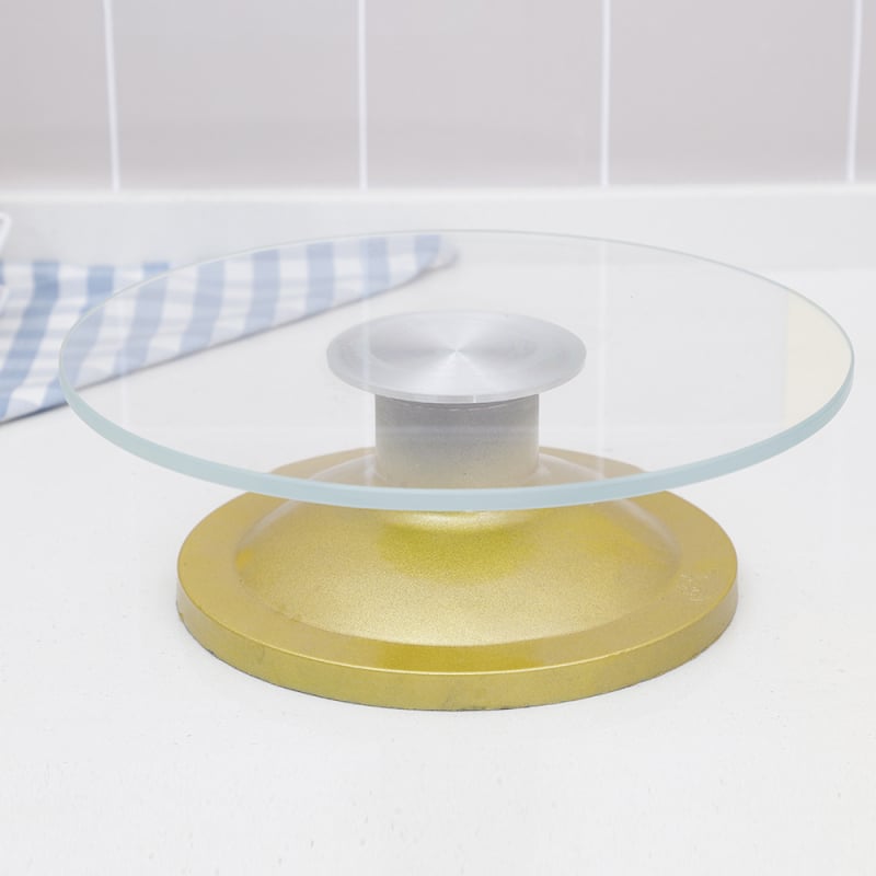 Mingyou okretni stol za ukrašavanje torti, kružni oblik, razni materijali, moderan minimalisticki stil