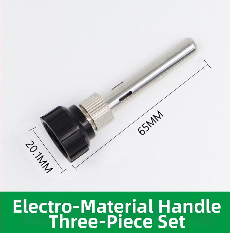 Timostention litavimo rankena su trijų dalių nerūdijančio plieno korpusu, reguliuojama temperatūra, aukštas atsparumas temperatūrai, Bakelite dangtelis