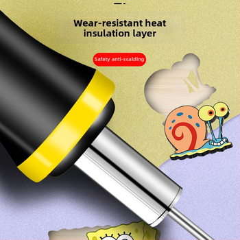 Ηλεκτρικό θερμαινόμενο μαχαίρι κοπής για αφρώδεις πλάκες και KT πλάκες (με πλαστικό χερούλι, 100–240V, για πυρογραφία και συγκόλληση)