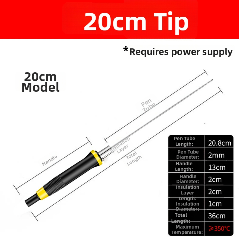 Ηλεκτρικό θερμαινόμενο μαχαίρι κοπής για αφρώδεις πλάκες και KT πλάκες (με πλαστικό χερούλι, 100–240V, για πυρογραφία και συγκόλληση)