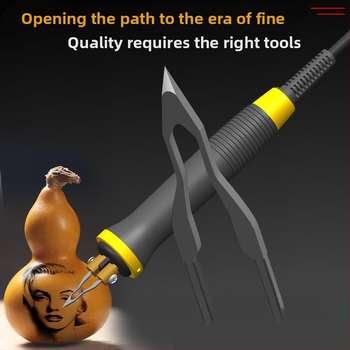 Profesionalus pyrogrāfijos galiukas – elektriškai įkūrenamas graviravimo antgalis