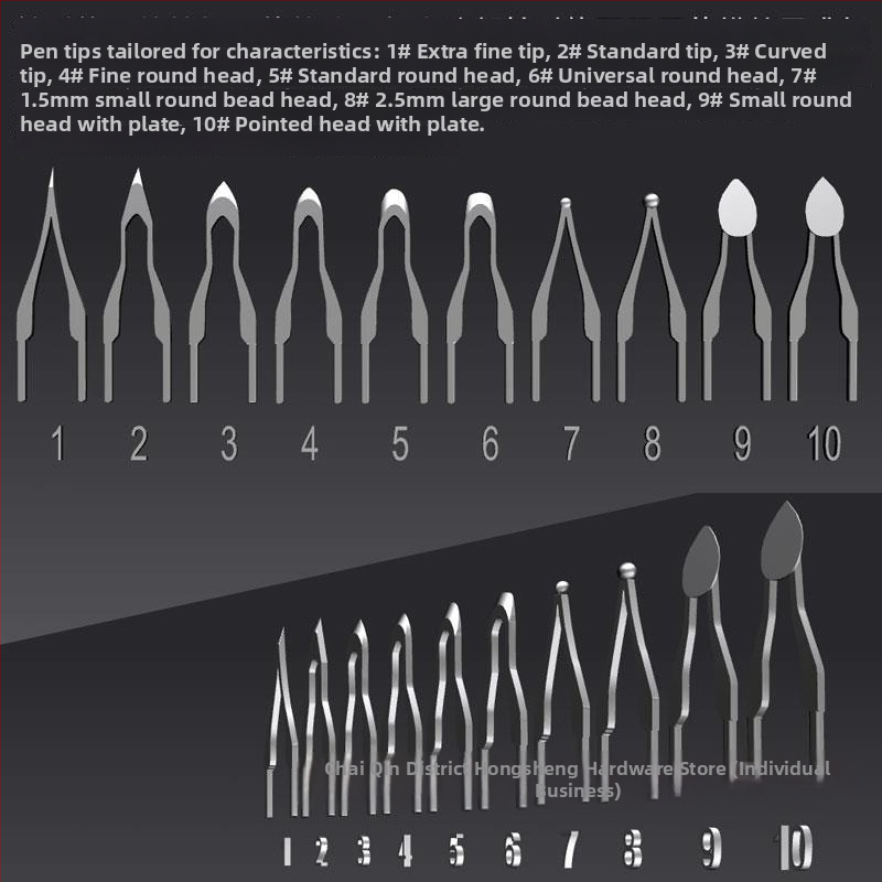 Profesionālais pyrogrāfijas gals – elektriski uzkarsēts gravēšanas gals