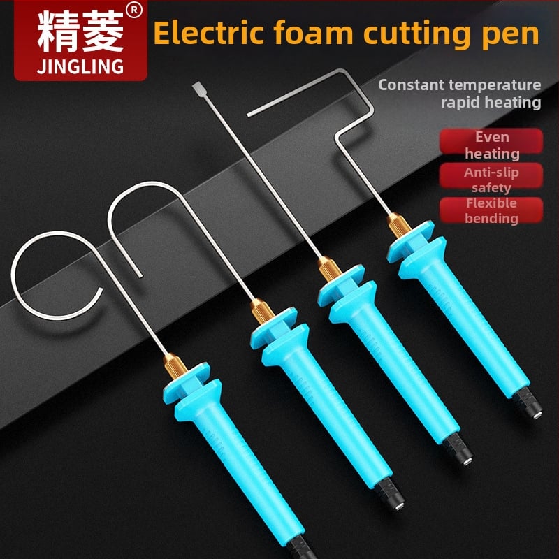 Habvágó kés elektromos melegítő tollal — Jingling; eszköz hab, szivacs és extrudált lemezek vágásához