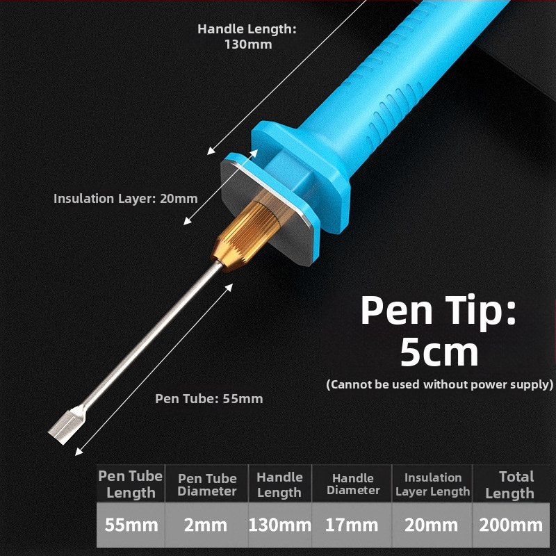 Habvágó kés elektromos melegítő tollal — Jingling; eszköz hab, szivacs és extrudált lemezek vágásához