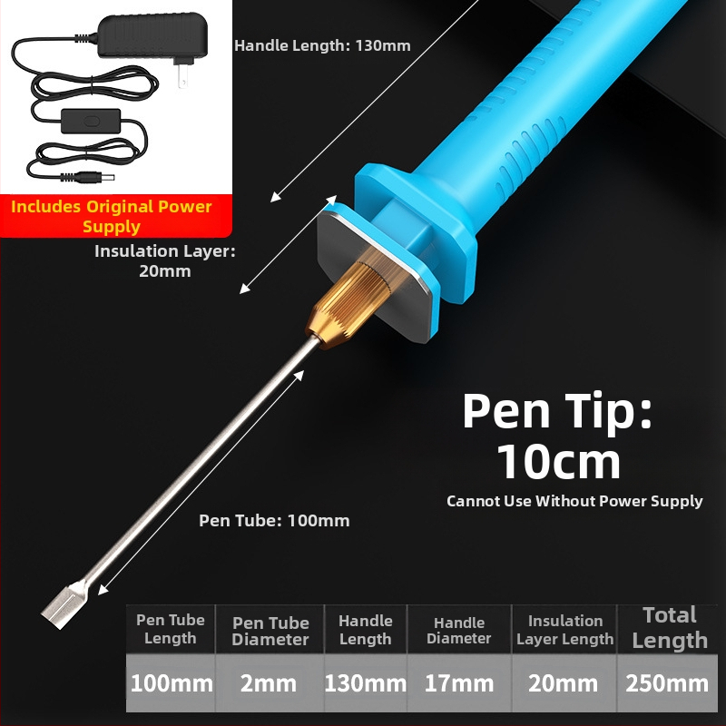 Habvágó kés elektromos melegítő tollal — Jingling; eszköz hab, szivacs és extrudált lemezek vágásához