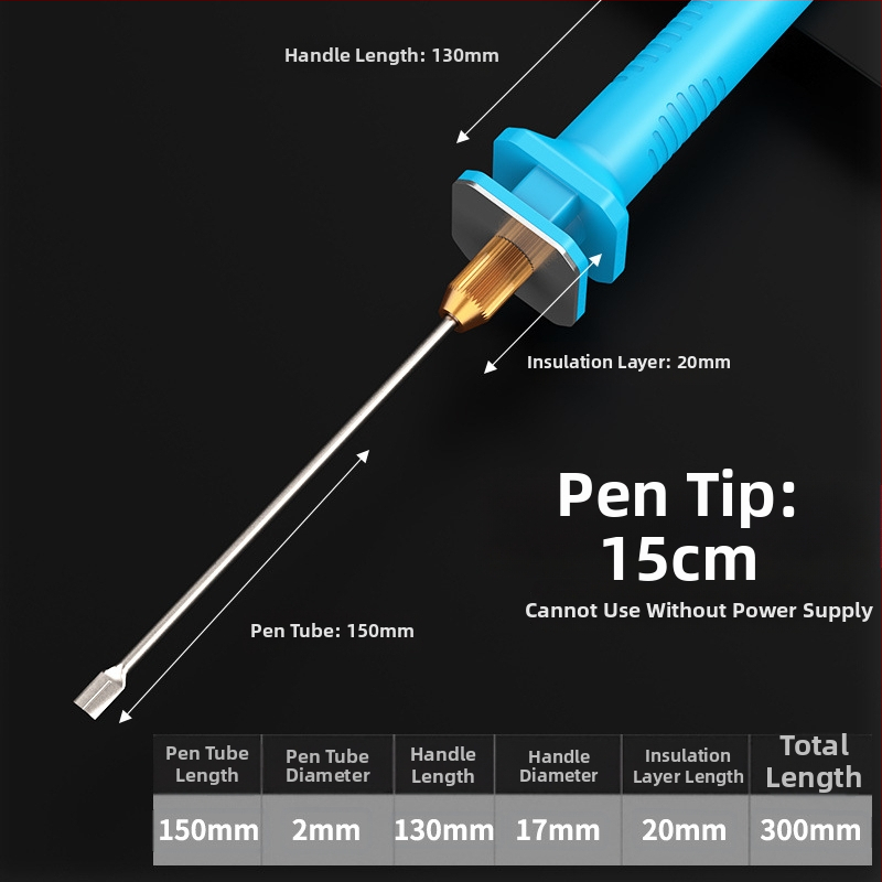 Habvágó kés elektromos melegítő tollal — Jingling; eszköz hab, szivacs és extrudált lemezek vágásához