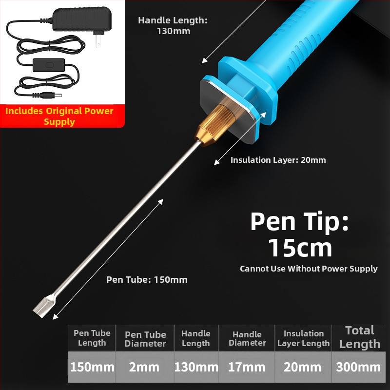 Habvágó kés elektromos melegítő tollal — Jingling; eszköz hab, szivacs és extrudált lemezek vágásához