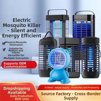 HQ-MWD modellű LED elektromos szúnyogirtó lámpa kültéri és háztartási használatra, 5W, 220V, CE tanúsítvány