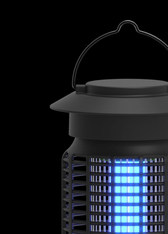 HQ-MWD modellű LED elektromos szúnyogirtó lámpa kültéri és háztartási használatra, 5W, 220V, CE tanúsítvány