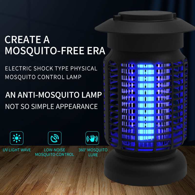 HQ-MWD modellű LED elektromos szúnyogirtó lámpa kültéri és háztartási használatra, 5W, 220V, CE tanúsítvány