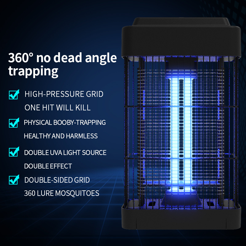 HQ-MWD modellű LED elektromos szúnyogirtó lámpa kültéri és háztartási használatra, 5W, 220V, CE tanúsítvány