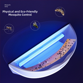 Ragasztó szúnyog-gyilkos lámpa – LED fényforrás, csapda fényhullámokkal, nem forgó, WM600-GB01L modell, 61㎡+ területre