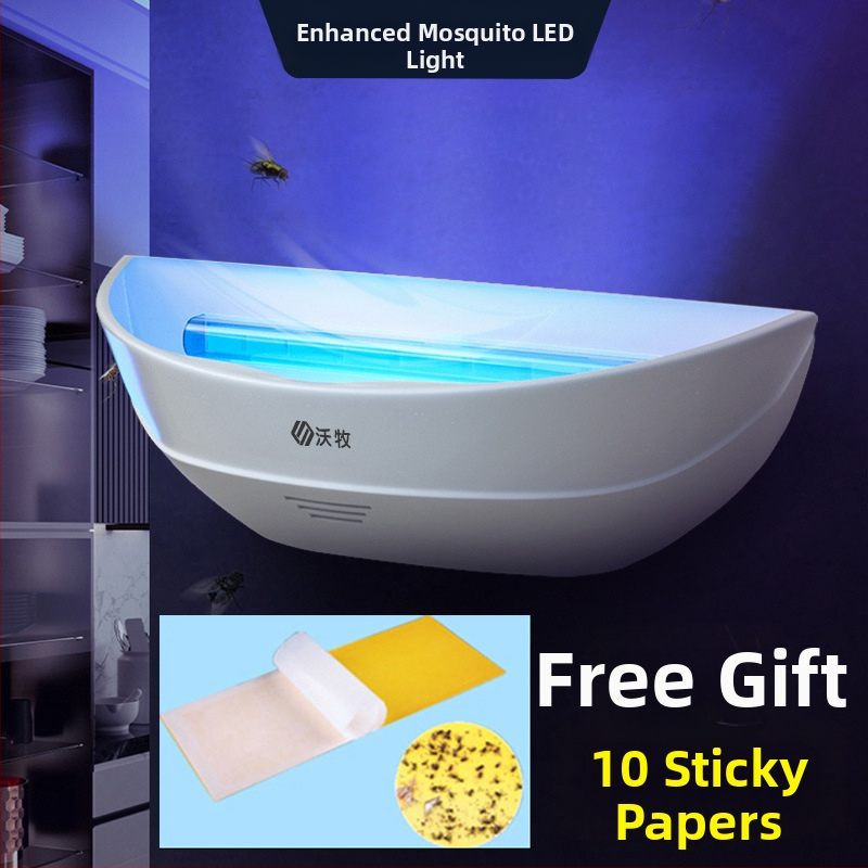 Ragasztó szúnyog-gyilkos lámpa – LED fényforrás, csapda fényhullámokkal, nem forgó, WM600-GB01L modell, 61㎡+ területre