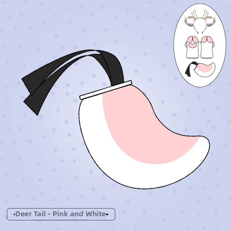 Karácsonyi agancsos fejpánt plüss fülekkel – cosplay kiegészítő, kézzel készített, textil anyag, rajzfilm-stílus, modell LELJFG01