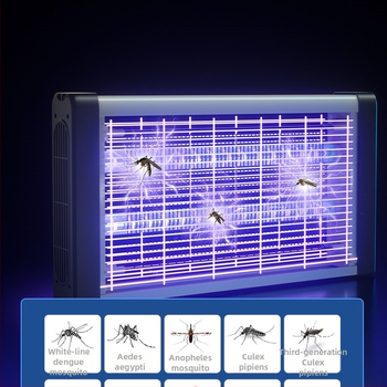 Beltéri elektromos szúnyogcsapda – otthon, étteremben, szállodában és üzletben használható; szúnyogokat elektromos sokkolóval öli meg; legfeljebb 10㎡ lefedettség; beépített akkumulátor nélkül