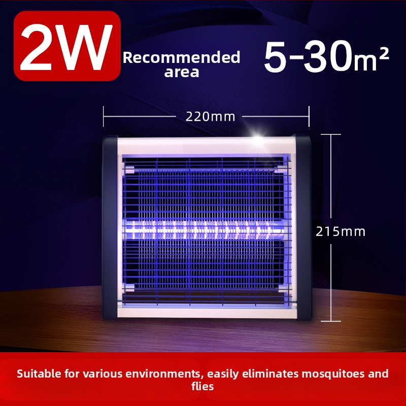 Beltéri elektromos szúnyogcsapda – otthon, étteremben, szállodában és üzletben használható; szúnyogokat elektromos sokkolóval öli meg; legfeljebb 10㎡ lefedettség; beépített akkumulátor nélkül
