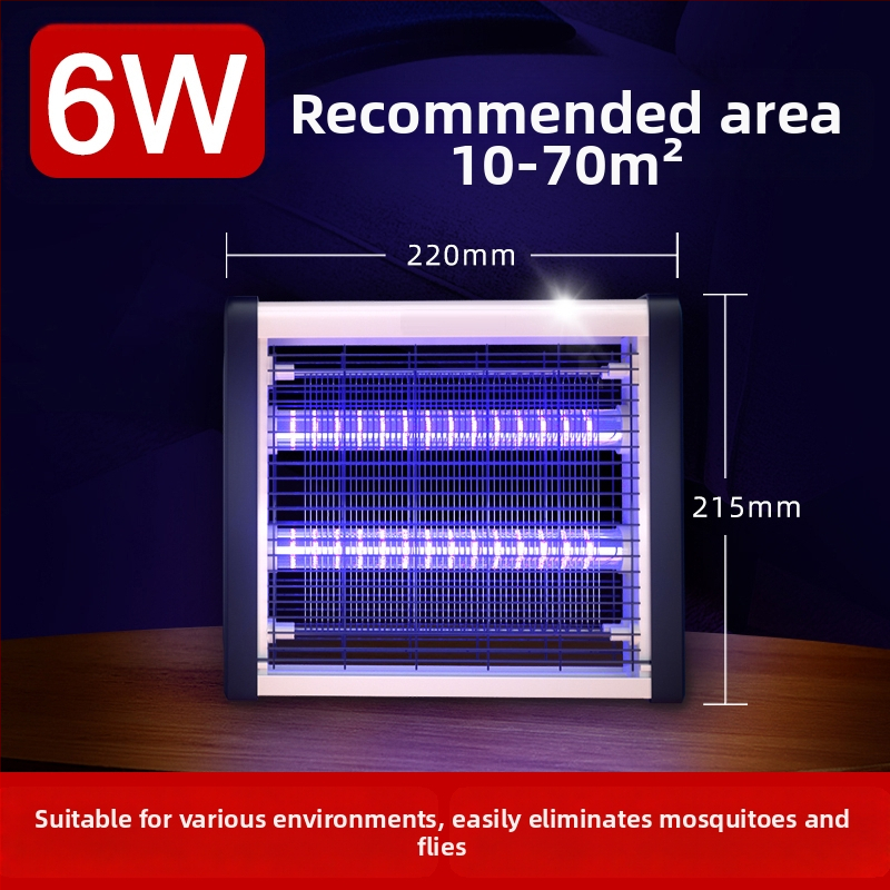 Beltéri elektromos szúnyogcsapda – otthon, étteremben, szállodában és üzletben használható; szúnyogokat elektromos sokkolóval öli meg; legfeljebb 10㎡ lefedettség; beépített akkumulátor nélkül