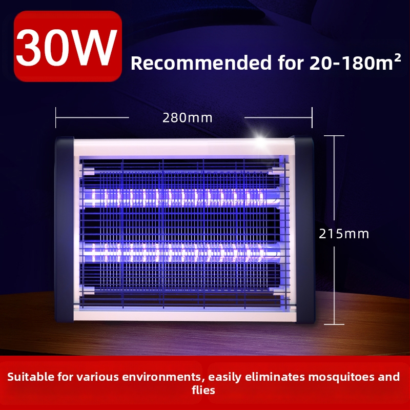 Beltéri elektromos szúnyogcsapda – otthon, étteremben, szállodában és üzletben használható; szúnyogokat elektromos sokkolóval öli meg; legfeljebb 10㎡ lefedettség; beépített akkumulátor nélkül