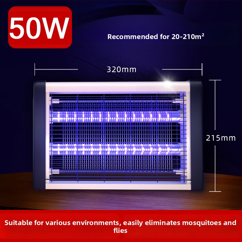 Beltéri elektromos szúnyogcsapda – otthon, étteremben, szállodában és üzletben használható; szúnyogokat elektromos sokkolóval öli meg; legfeljebb 10㎡ lefedettség; beépített akkumulátor nélkül