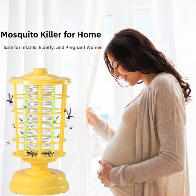 Nagy LED-es elektromos szúnyogirtó lámpa farmokhoz – 10 m²-es lefedettség, rovarirtás elektromos sokkoló módszerrel, növényvédő szer regisztrációja Wp20150209, 3C tanúsítvány 2025180706064907, beépített akkumulátor nélkül