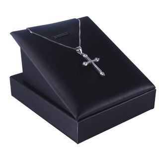 Suport de afișare bijuterii pentru lanțuri și pandante — corp din lemn, piele PU, stil de înaltă calitate, vara 2023