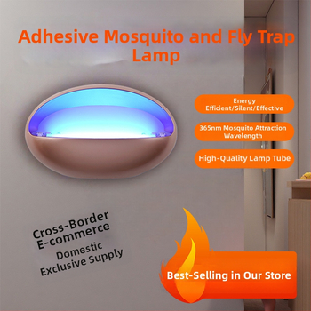 Falihoz szerelhető ragadós szúnyog- és legyek elleni lámpa, LG-298L, T5-8W, 220V, testreszabható, nagykereskedelmi