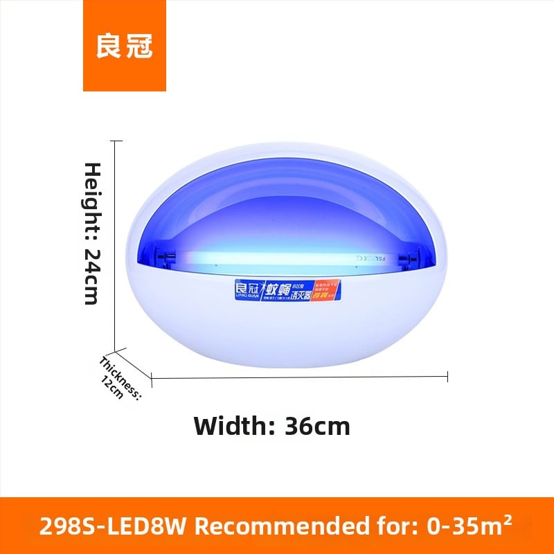 Falihoz szerelhető ragadós szúnyog- és legyek elleni lámpa, LG-298L, T5-8W, 220V, testreszabható, nagykereskedelmi
