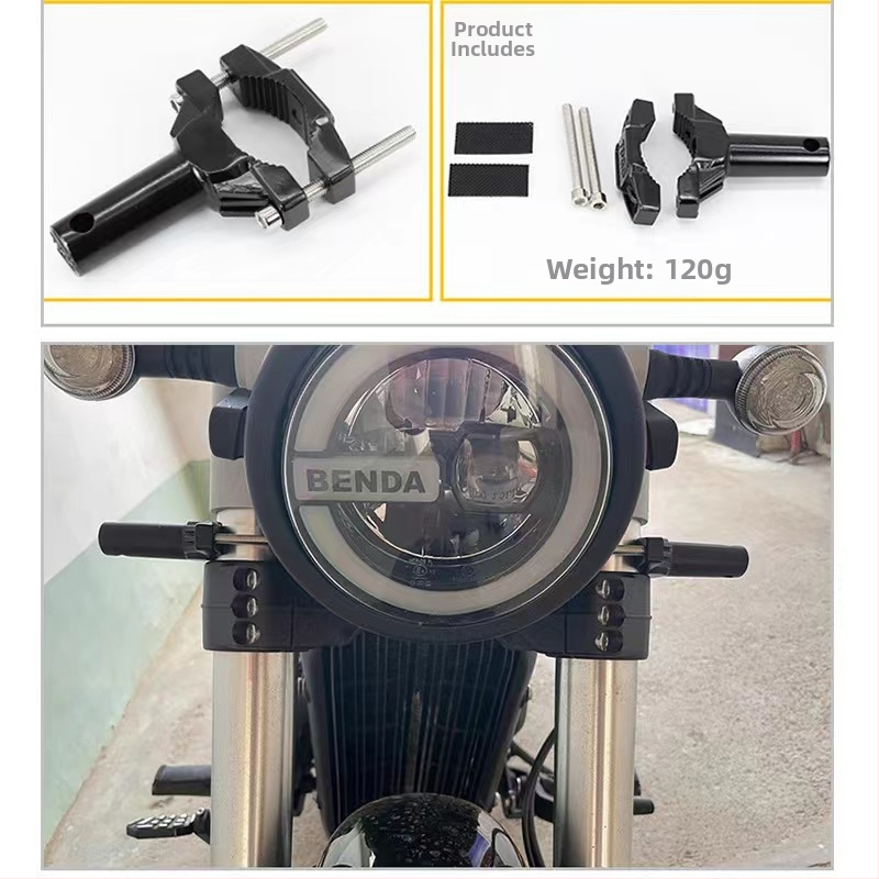 Vonkajšie LED svetlo pre elektrický motocykel – vonkajšia montáž, 25W, 12-80V, LED zdroj, model JGY-HBL2, vodeodolný