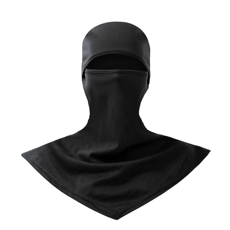 Балаклава за колоездене на открито — дишаща мрежеста материя, бързосъхнеща, попиваща пот, унисекс за възрастни